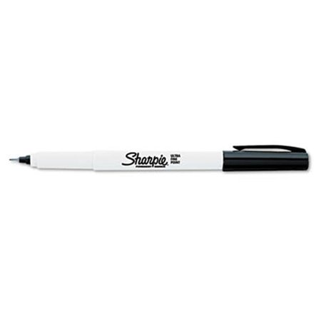 Sharpe Mfg Co Sharpie 37665PP Permanent Markers  Ultra Fine Point  Black  5-Pack 37665PP